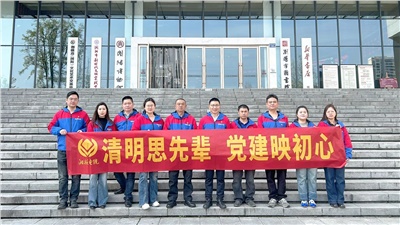 緬懷先烈，湘聯(lián)電纜黨支部開展清明主題黨日活動(dòng)！